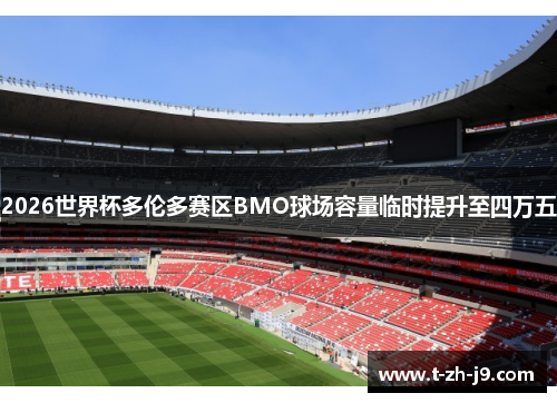 2026世界杯多伦多赛区BMO球场容量临时提升至四万五 2026世界杯多伦多赛区BMO球场容量临时提升至四万五